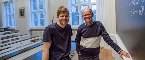 PhD Mathias Heltberg and Professor Mogens Høgh Jensen
