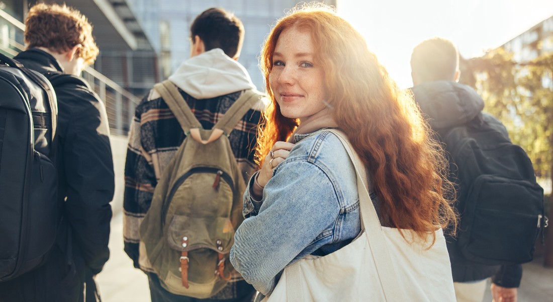 Photo of an young female student