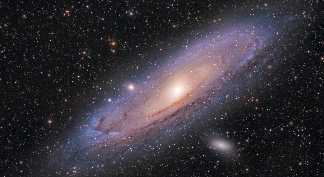 Andromeda galaxy.