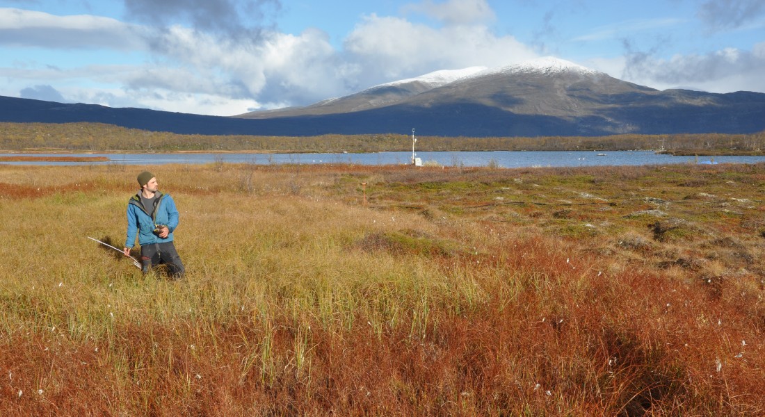 Photo of a landscape in northern Sweden