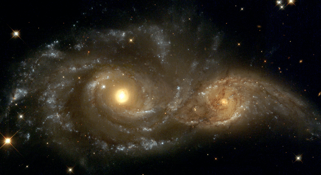 Kolliderende spiralgalakser