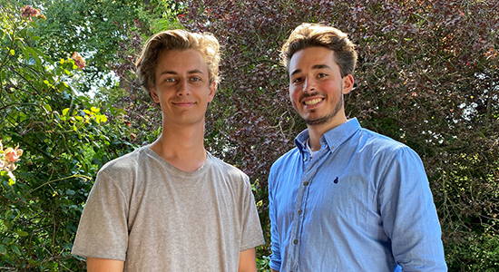 Thomas and Niels fra startup'en Climap
